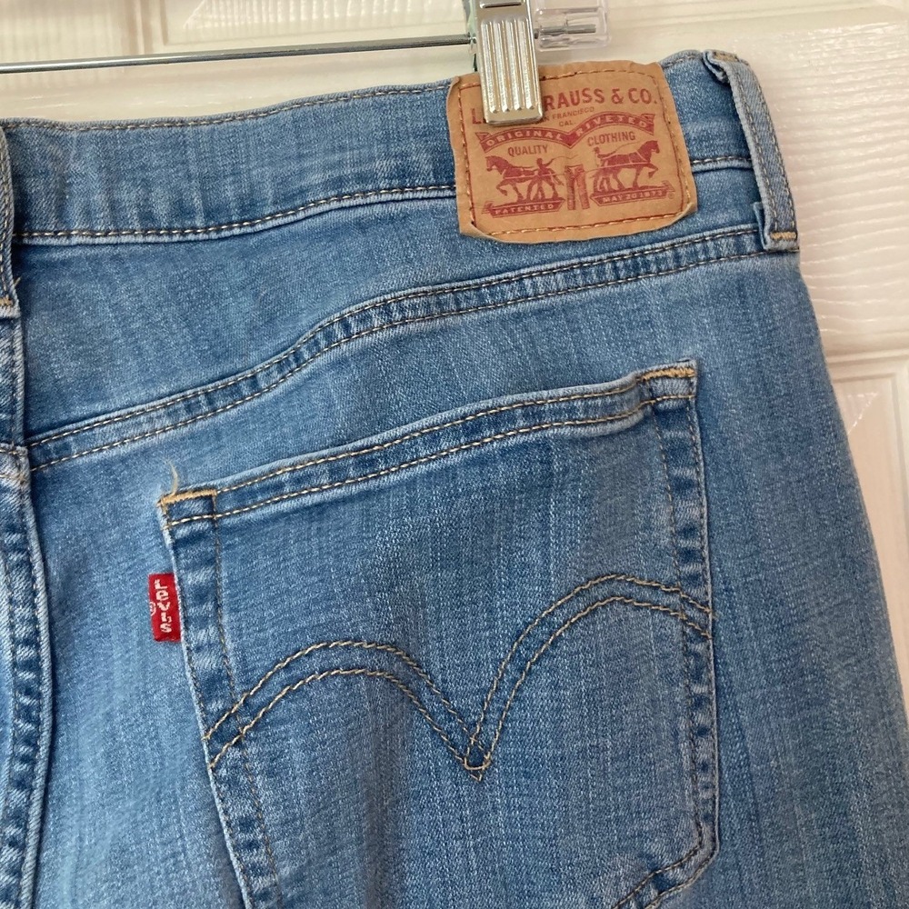 Levi's Boyfriend Jeans Midrise Tapered 33/27 Stretch Denim Streetwear Classic - Picture 7 of 8